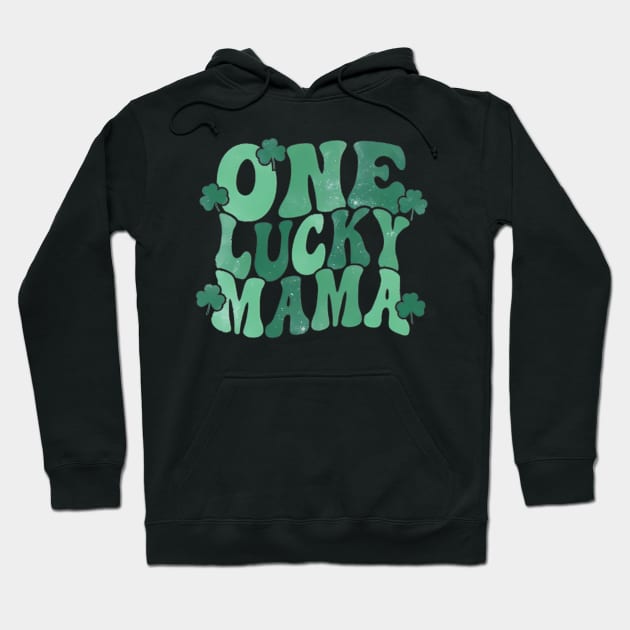 One Lucky Mama, Lucky Mom Hoodie by John white